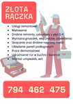 ZŁOTA RĄCZKA / Malarz / Drobne naprawy - 7dni w tygodniu
