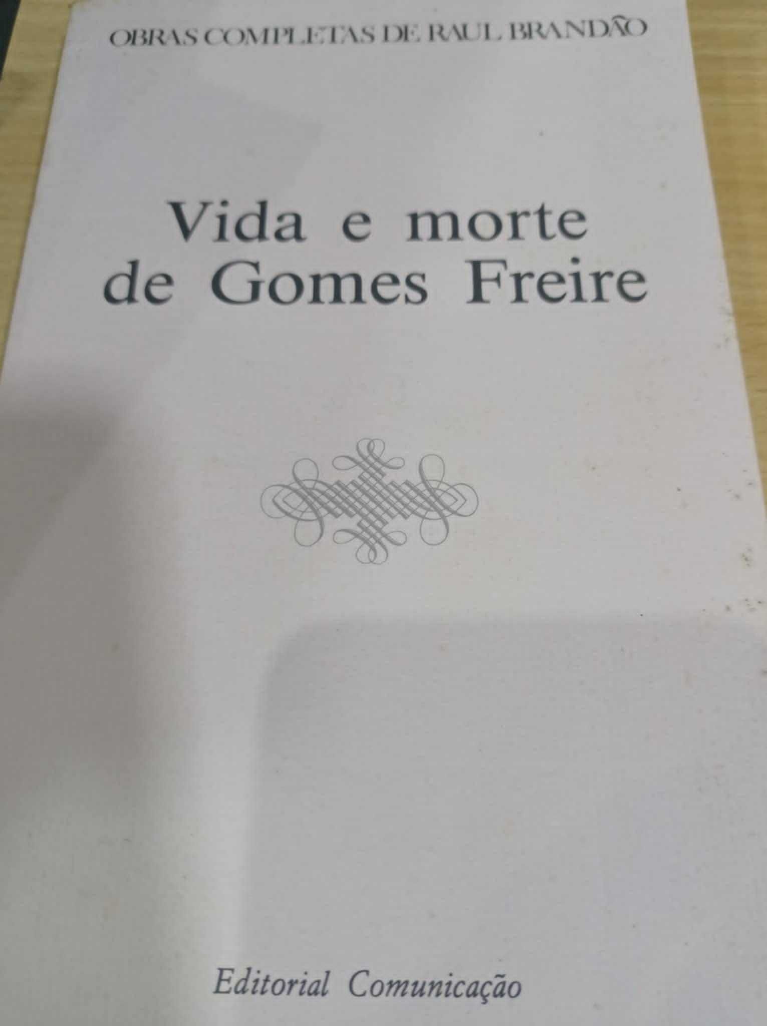 vendo livro vida e morte de Gomes Freire