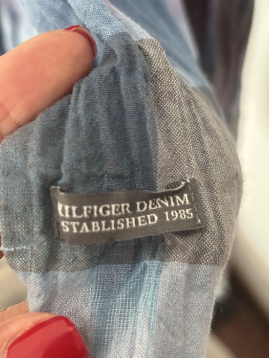 Szal Tommy Hilfiger bawełna