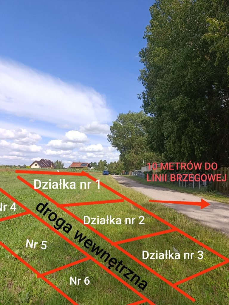 Wydzierżawię Atrakcyjne,działki rekreacyjne z prywatną plażą