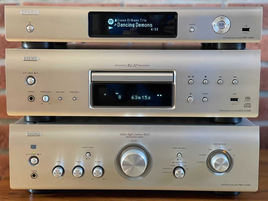 DENON 1510 wzmacniacz + CD + streamer 730 IGŁA