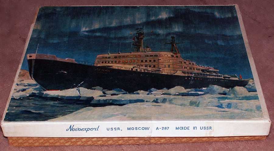 Сборная модель ледокола "Ленин"