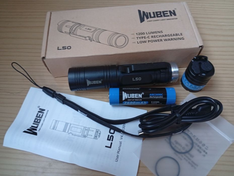 Тактичний ліхтар Wuben L50