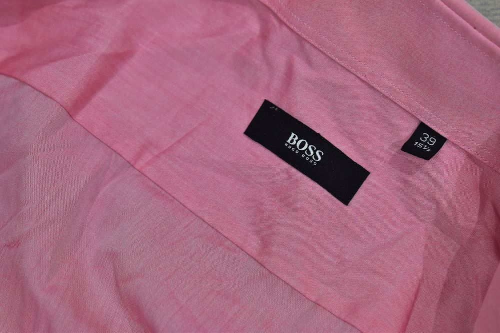 Hugo Boss Jasnoróżowa Koszula Męska 39