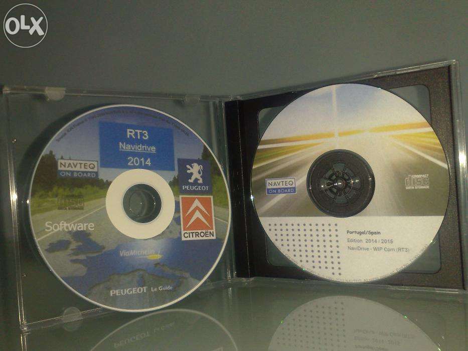 CD GPS mapas Peugeot / Citroen 2017 Wip Com RT3