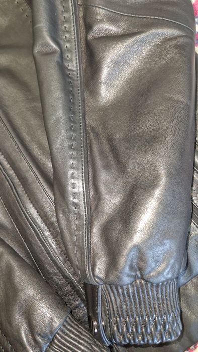 Куртка чоловіча шкіряна зимова