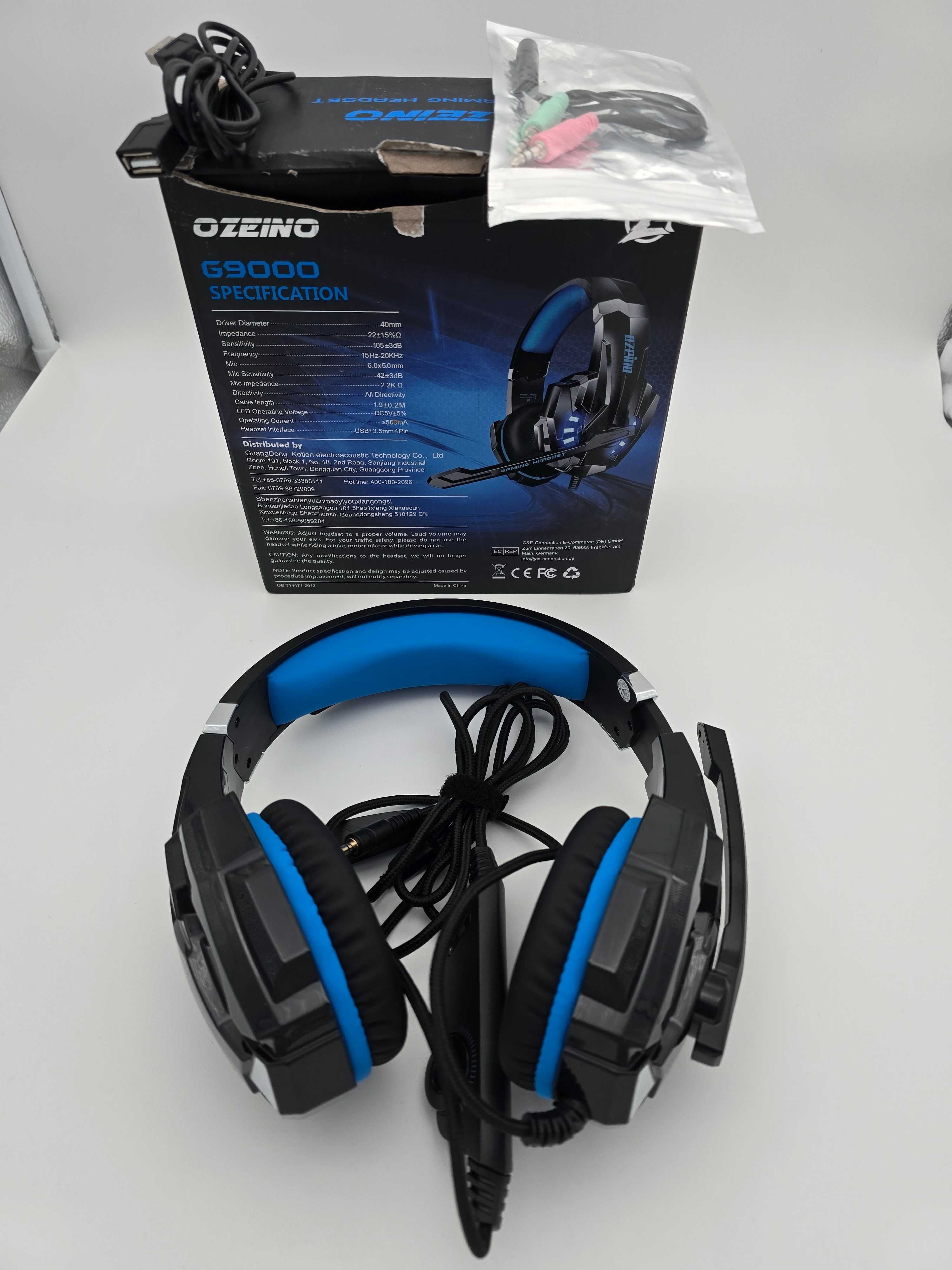 Słuchawki nauszne Ozeino G9000, Słuchawki do gier .