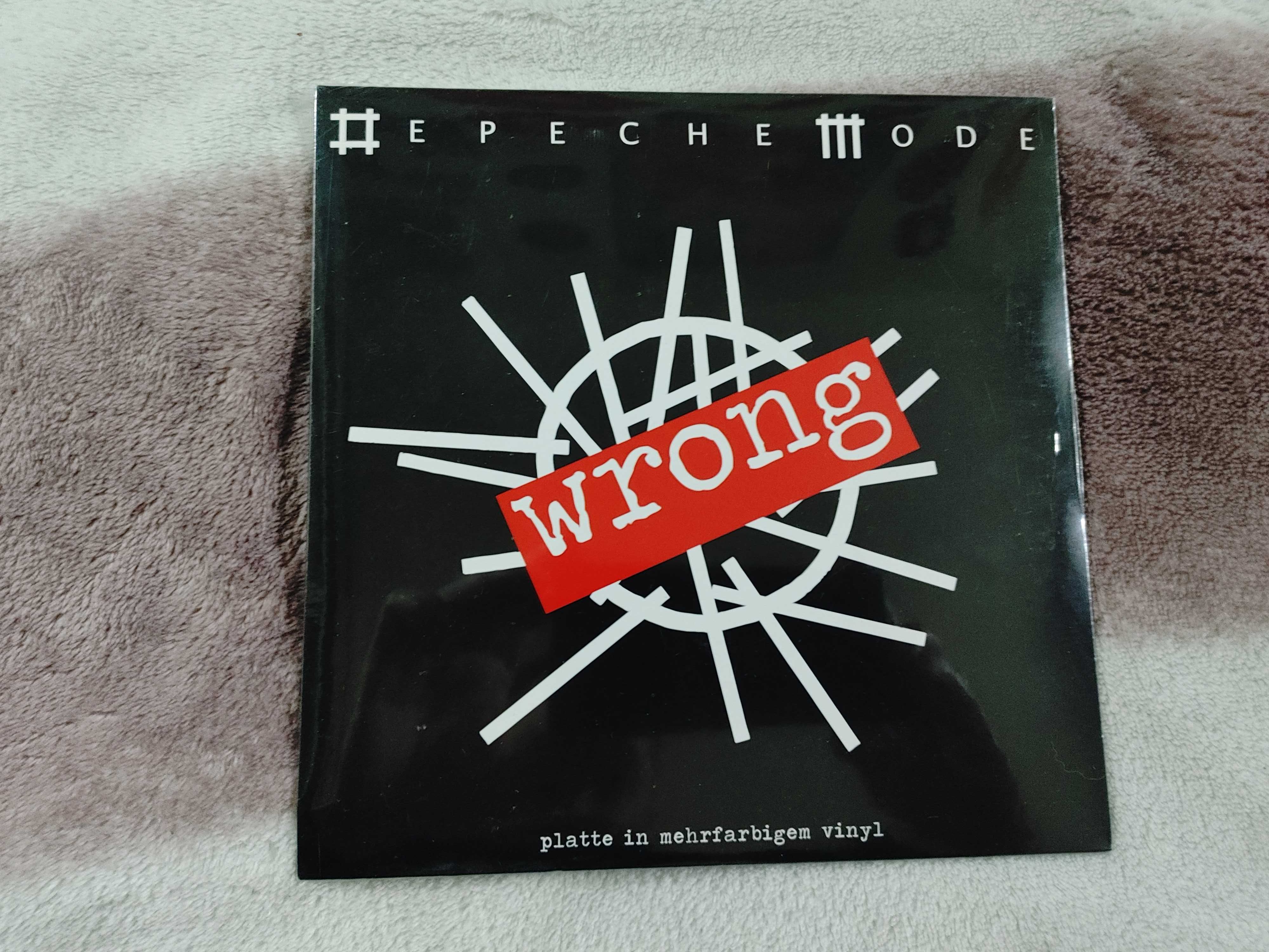 Depeche Mode – Wrong Vinyl 7"Single Limited Numbered, Red Marbled