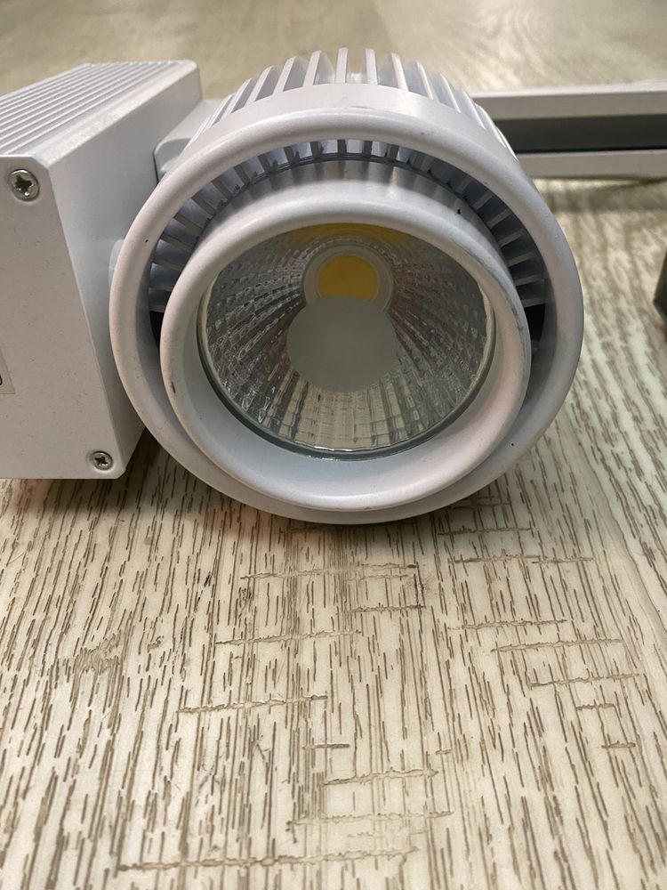 Трековый светильник Светкомплект LED 30w 4100K с шинопроводом 1м