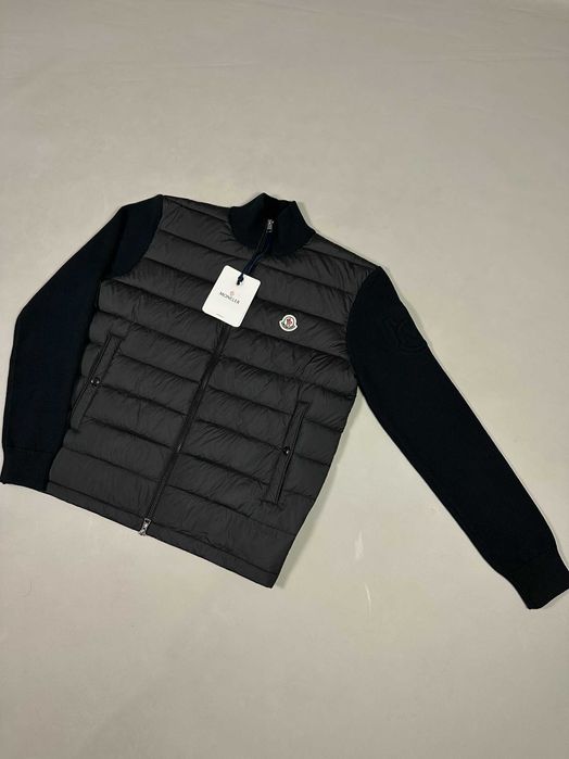 Кардиган Moncler Padded Cotton Embossed Logo Zip-Up Cardigan монклер