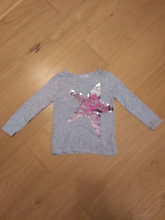 Sweter Primark 104 odwracane cekiny