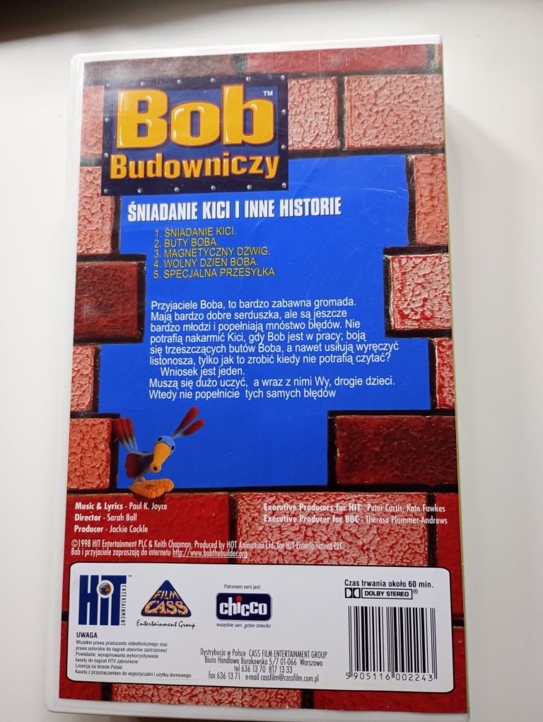 Bob budowniczy śniadanie kici i inne historie VHS