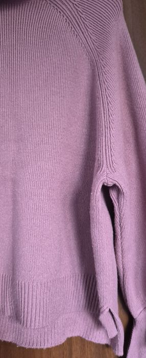 Zara L sweter z golfem wiskoza