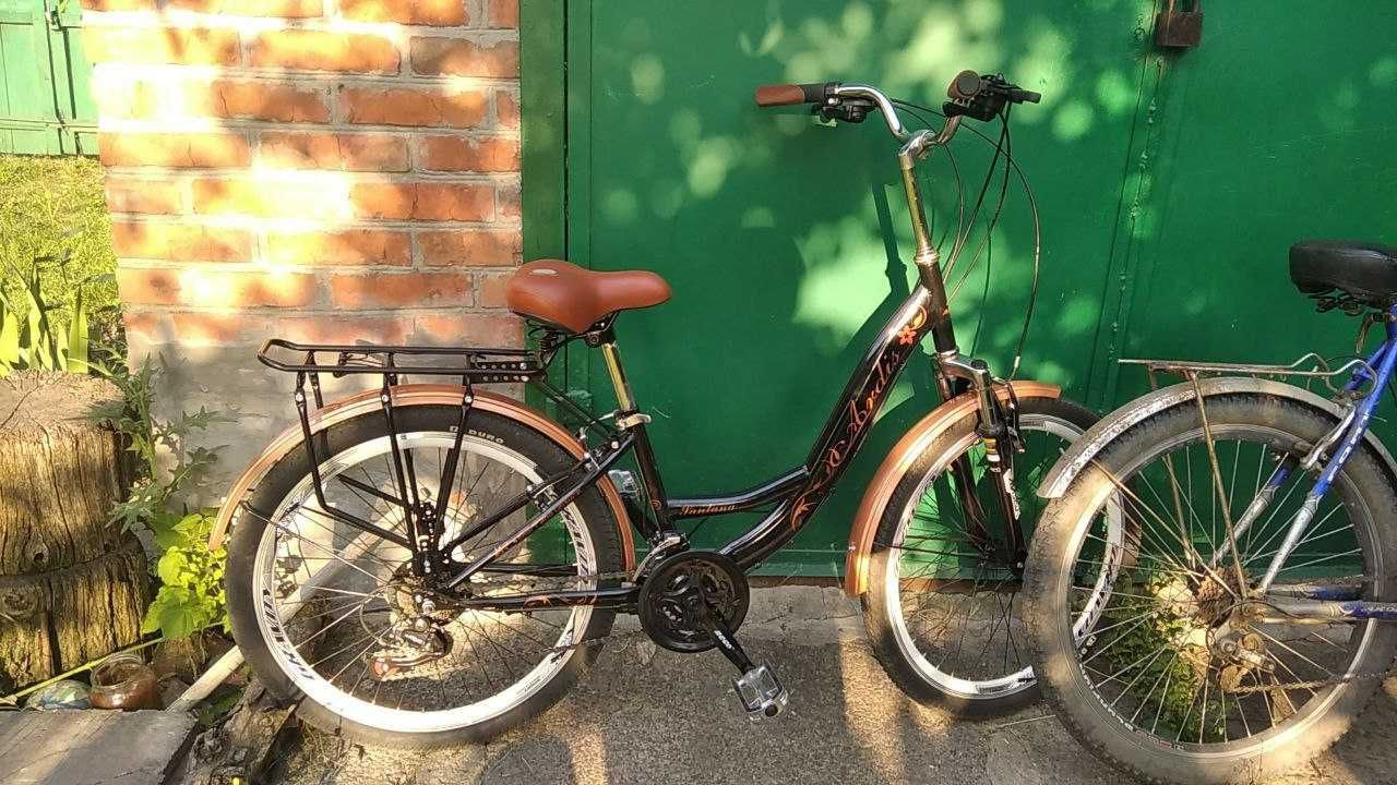 Велосипед Ardis Santana 2 24" 13" 2023 Чорно-коричневий