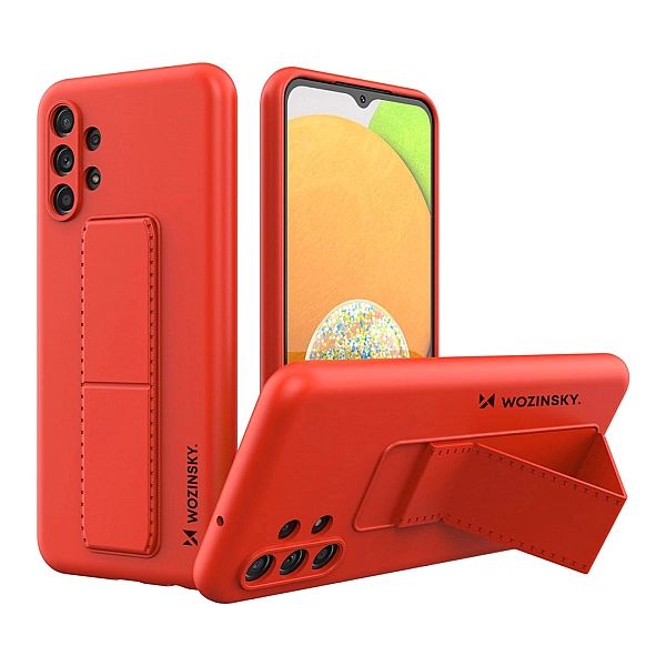 Wozinsky Kickstand Case elastyczne silikonowe etui z podstawką Samsung