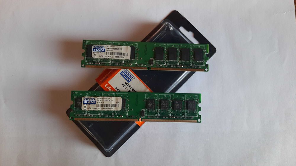 Pamięć RAM DDR2 4GB 2x2GB PC2-6400 DDR2-800 GoodRAM GR800D264