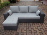 Sofa/kanapa+dostawiana pufa/narożnik- sprężyny bonell / pojemnik