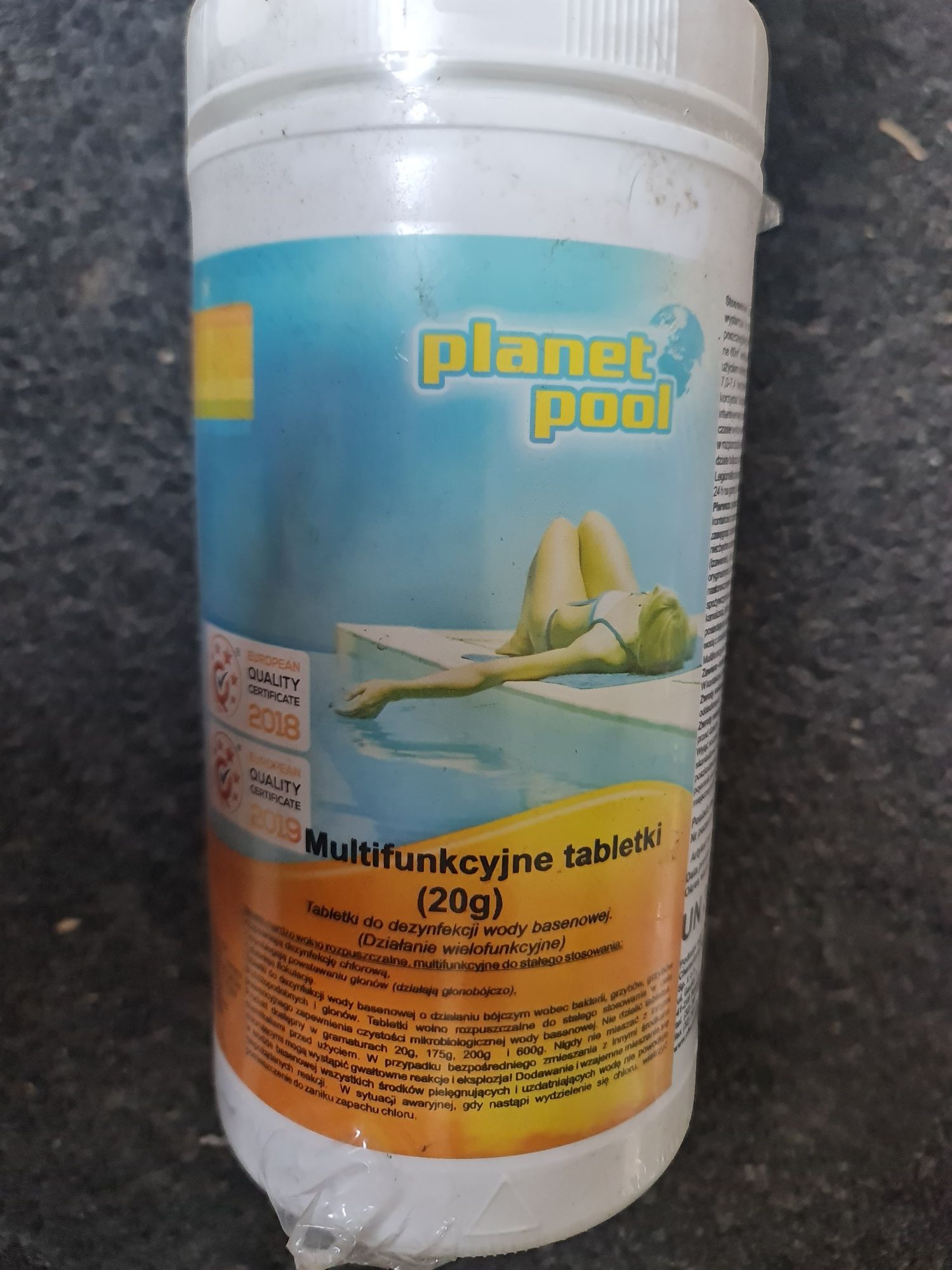 Chlor do basenu tabletki multifunkcyjne 20g (opak 1kg)
