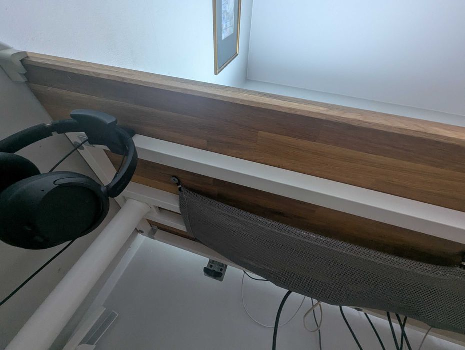 Biurko do pracy blat z naturalnego dębu