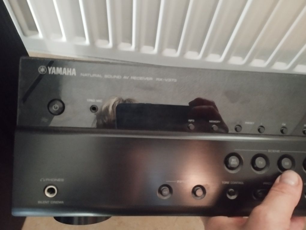 Kino domowe Yamaha RX V373 z głośnikami  prism