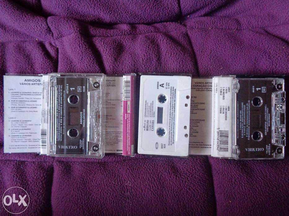 4 Cassetes de Música variada (K7's retro / vintage)