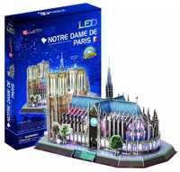 Puzzle 3d Katedra Notre Dame Led, Cubic Fun