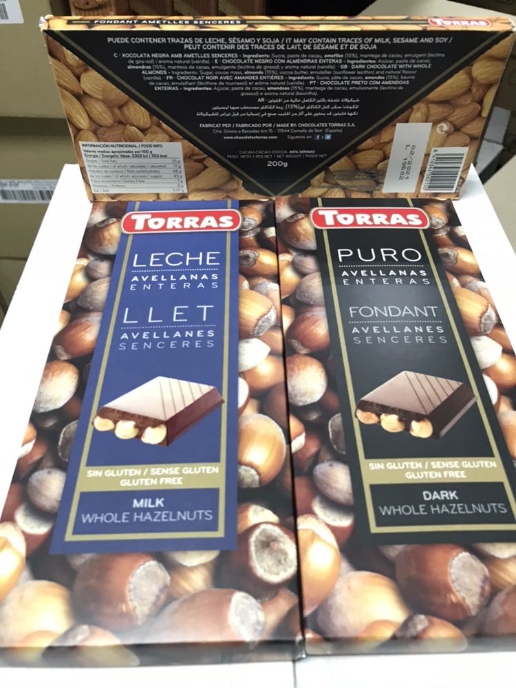 Шоколад Torras 0,200гр.