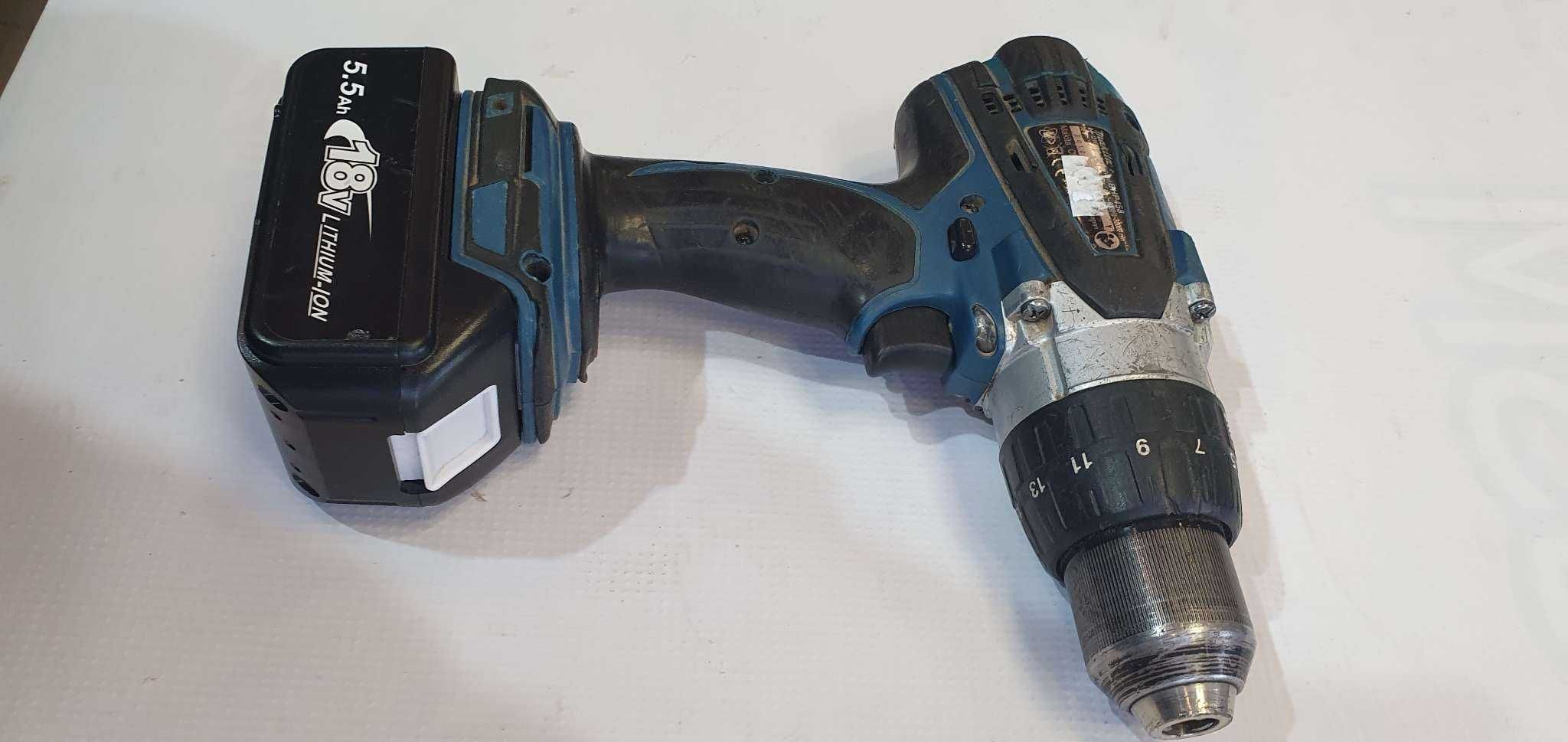 Wkrętarka Makita BHP 458 + bat. 18 V 5,5 Ah - komismadej.pl Gorlice