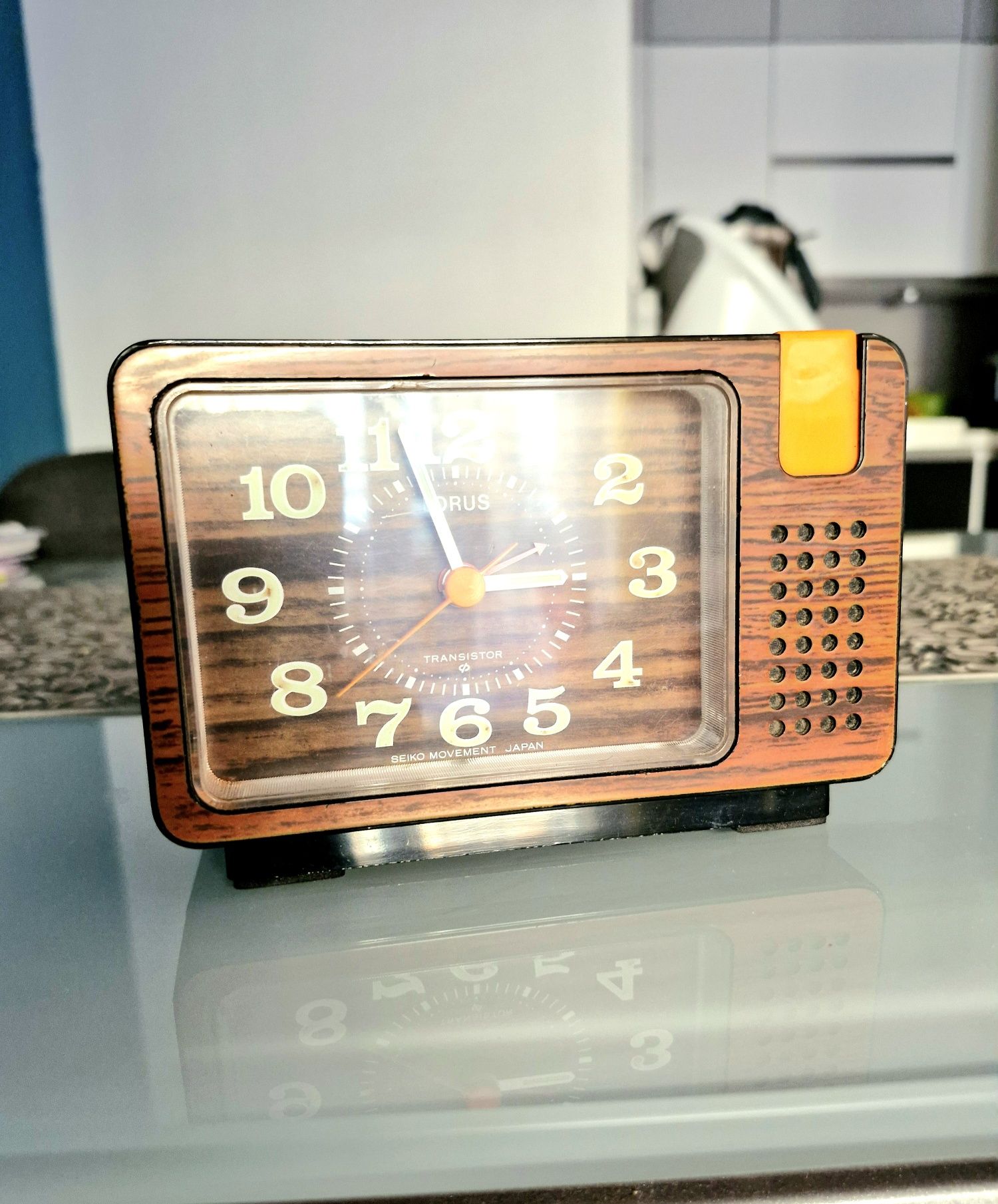 Zegar budzik Lorus Seiko lata 70te