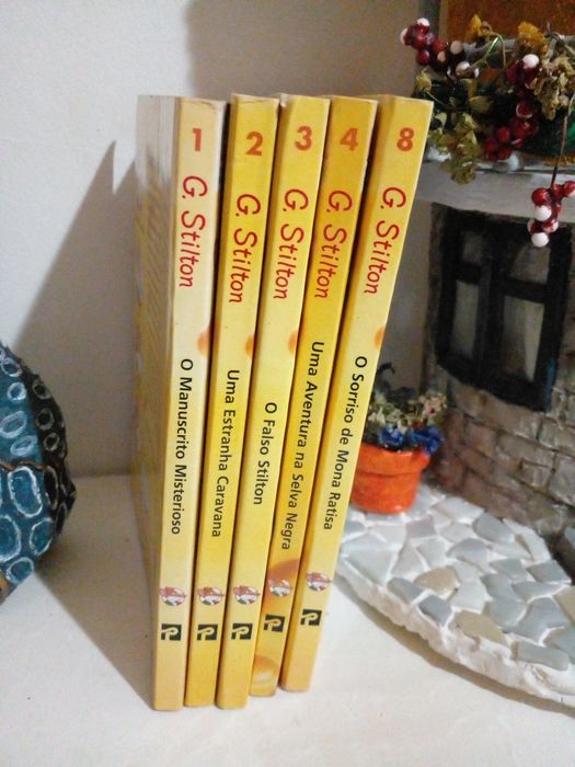 5 Livros da coleção Geronimo STILTON (Só 10 EUR)