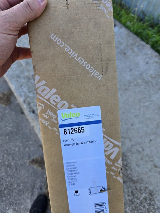 Радіатор кондиціонера Passat B7, B8, jetta 1.8, 2.0, 2.5