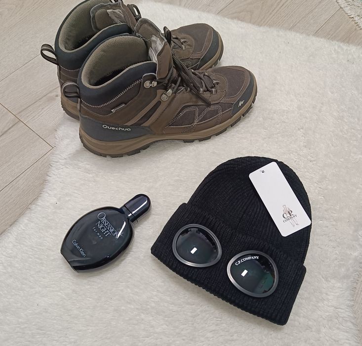 Nowa czarna czapka C.P company unisex