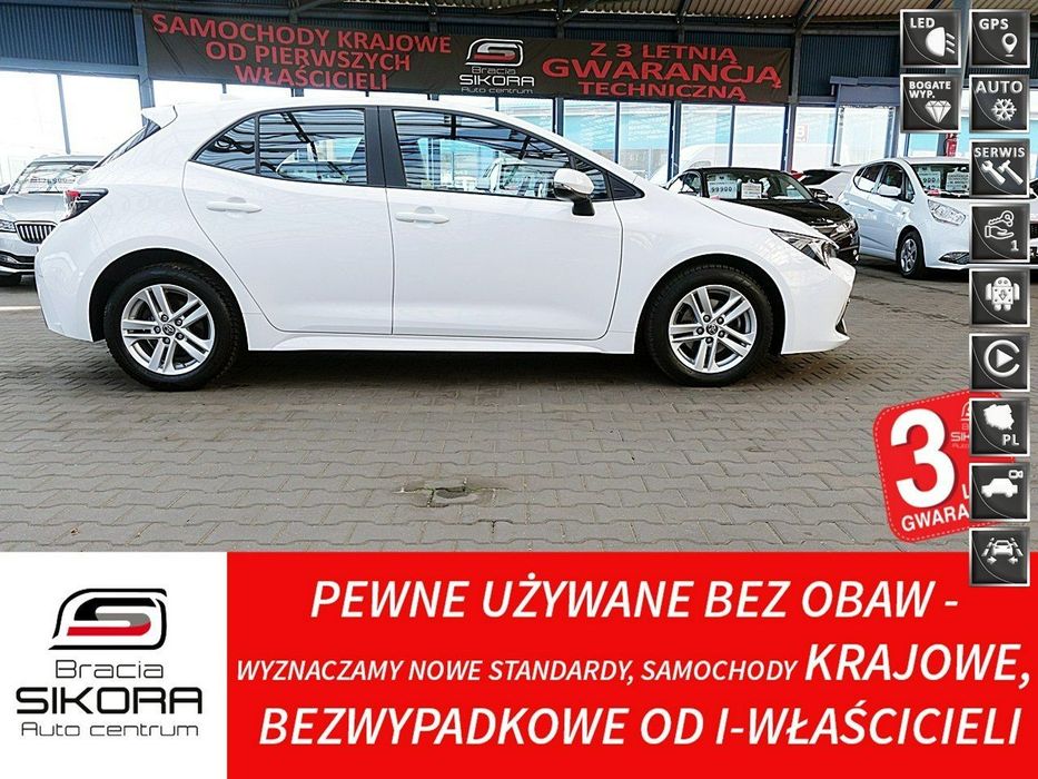 Toyota Corolla LED+NAVI+Kamera+ACC+2xKlimatronic 3LataGWARANCJA 1wł Kraj Bezwyp. F23%