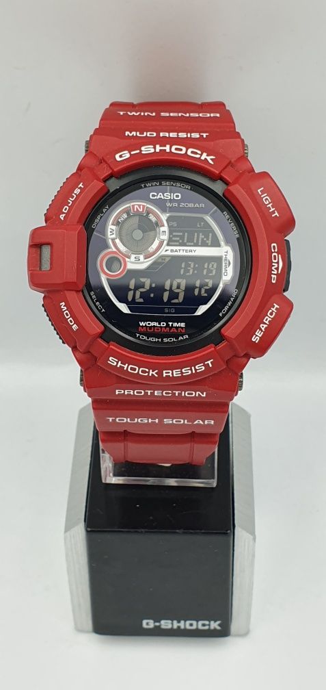 G-shock MUDMAN RED - G-9300 - piękny klasyk w czerwonym kolorze