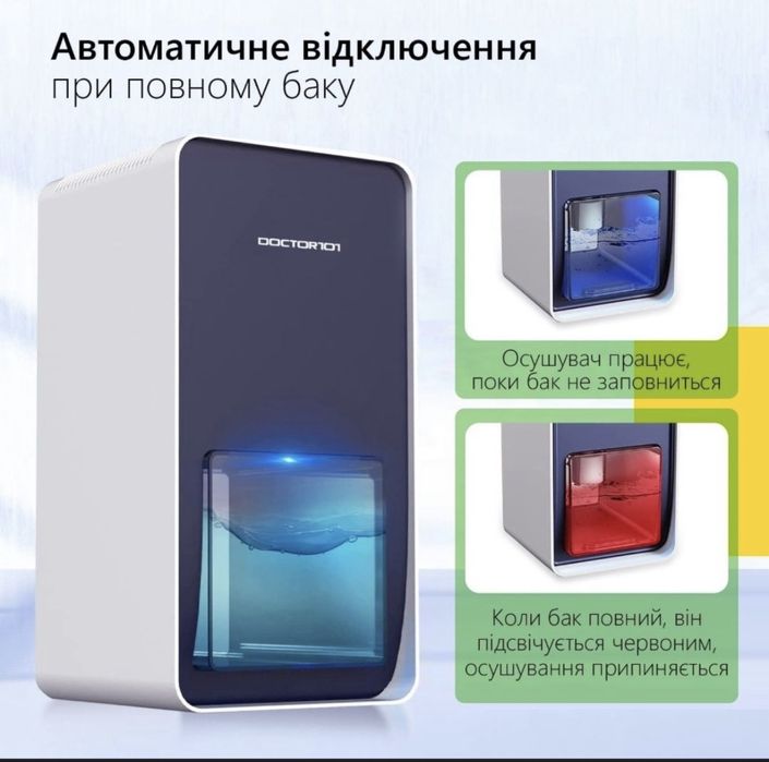 Вологопоглинач осушувач doctor101