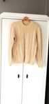 stary beżowy kremowy wełniany retro vintage sweter 42 40XL z prlu