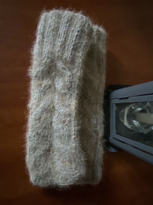 Рукавички варежки митенки из собачьего пуха