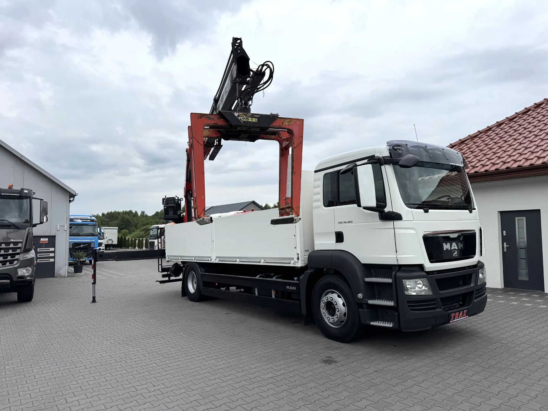 MAN TGS 18.360 4x2 z HDS PALFINGER, MANUAL, DMC 18 T  Man TGS 18.360 4x2 z hds Palfinger, manual, DMC 18 t, oryginał, super