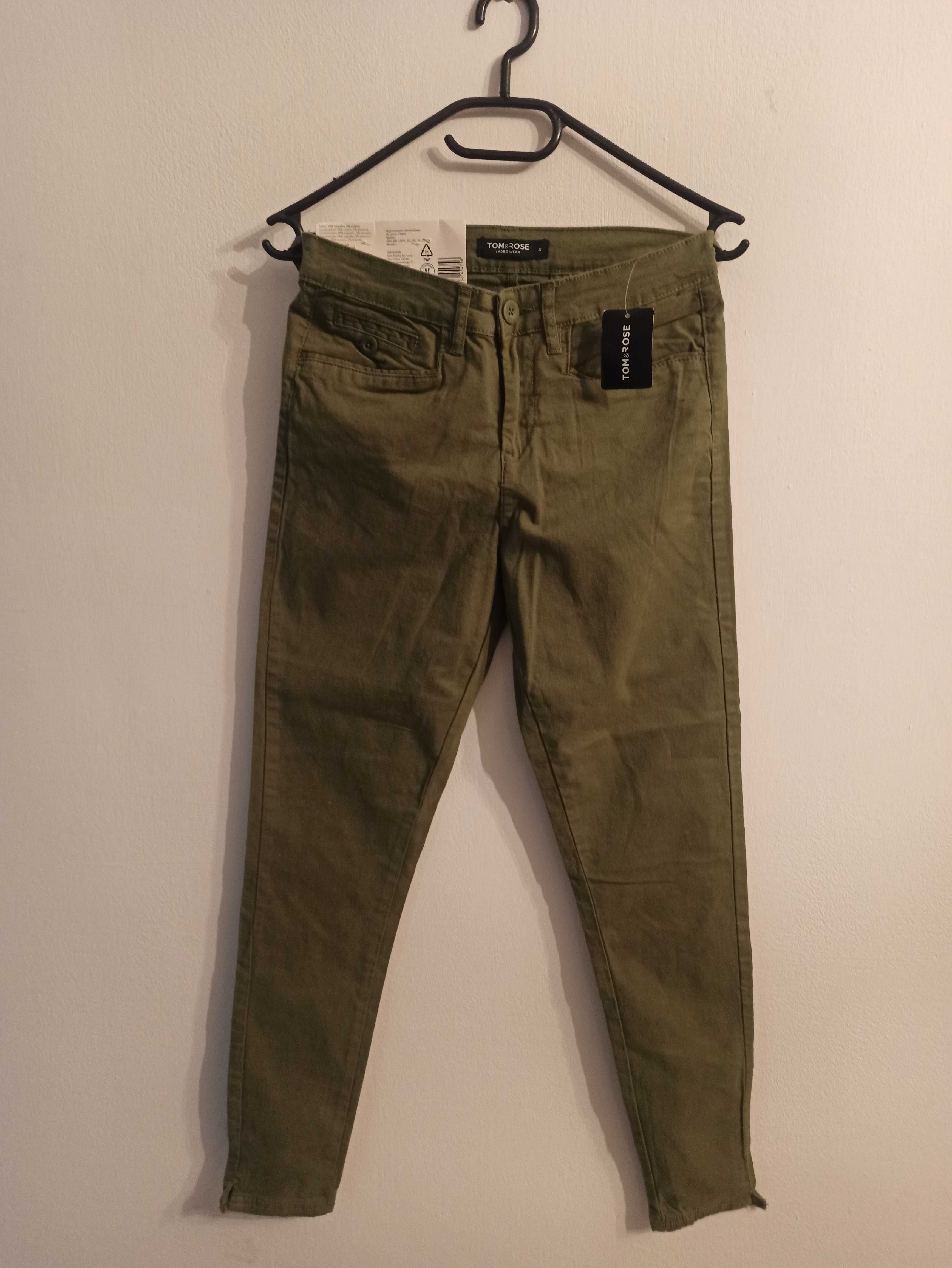 Spodnie damskie khaki S