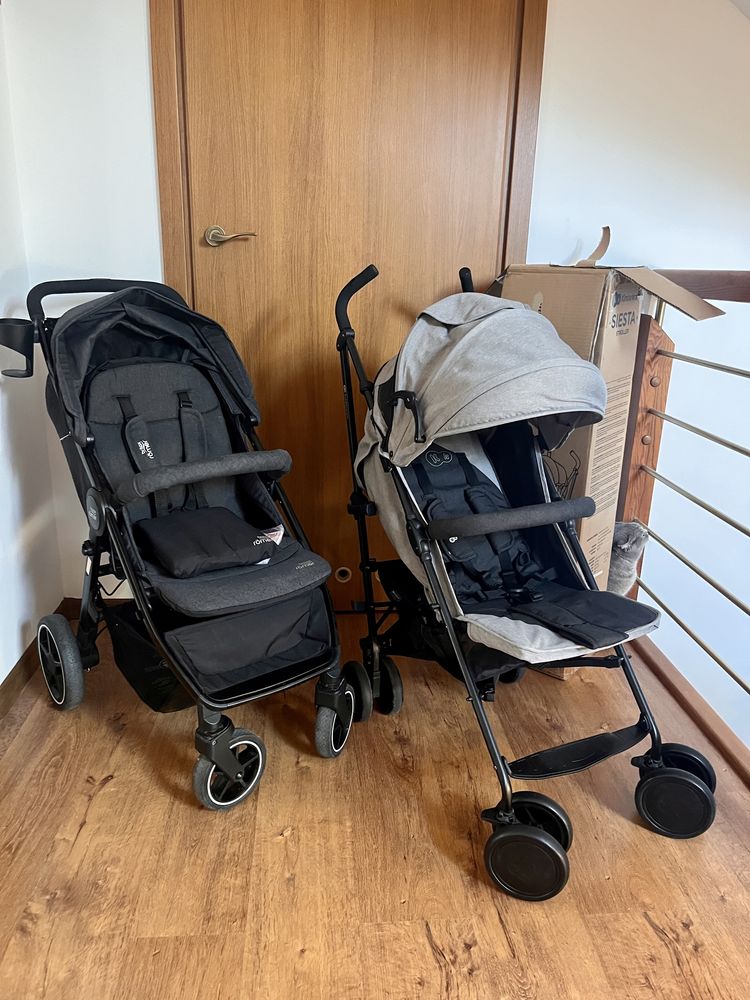 Wózek spacerowy Britax Römer b-agile + parasolka Kinderkraft
