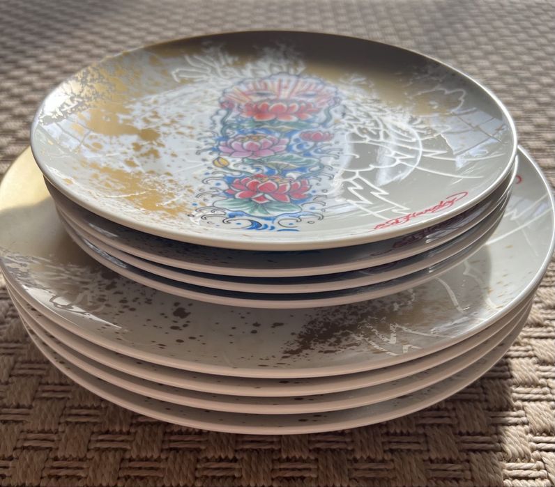 Оригіналий набір Ed Hardy тарілки 8 шт