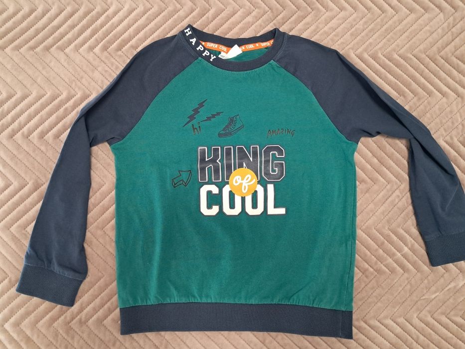 Bluza tshirt długi rękaw dla chłopca  116 coccodrillo