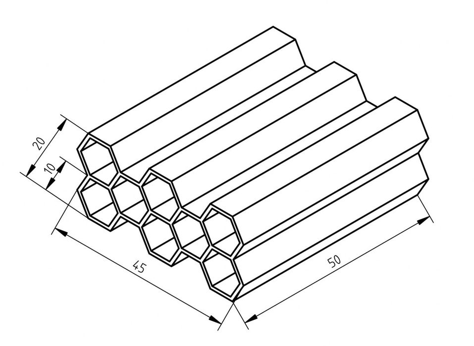 Kryjówka dla krewetek HEX v2 ozdoba akwariowa