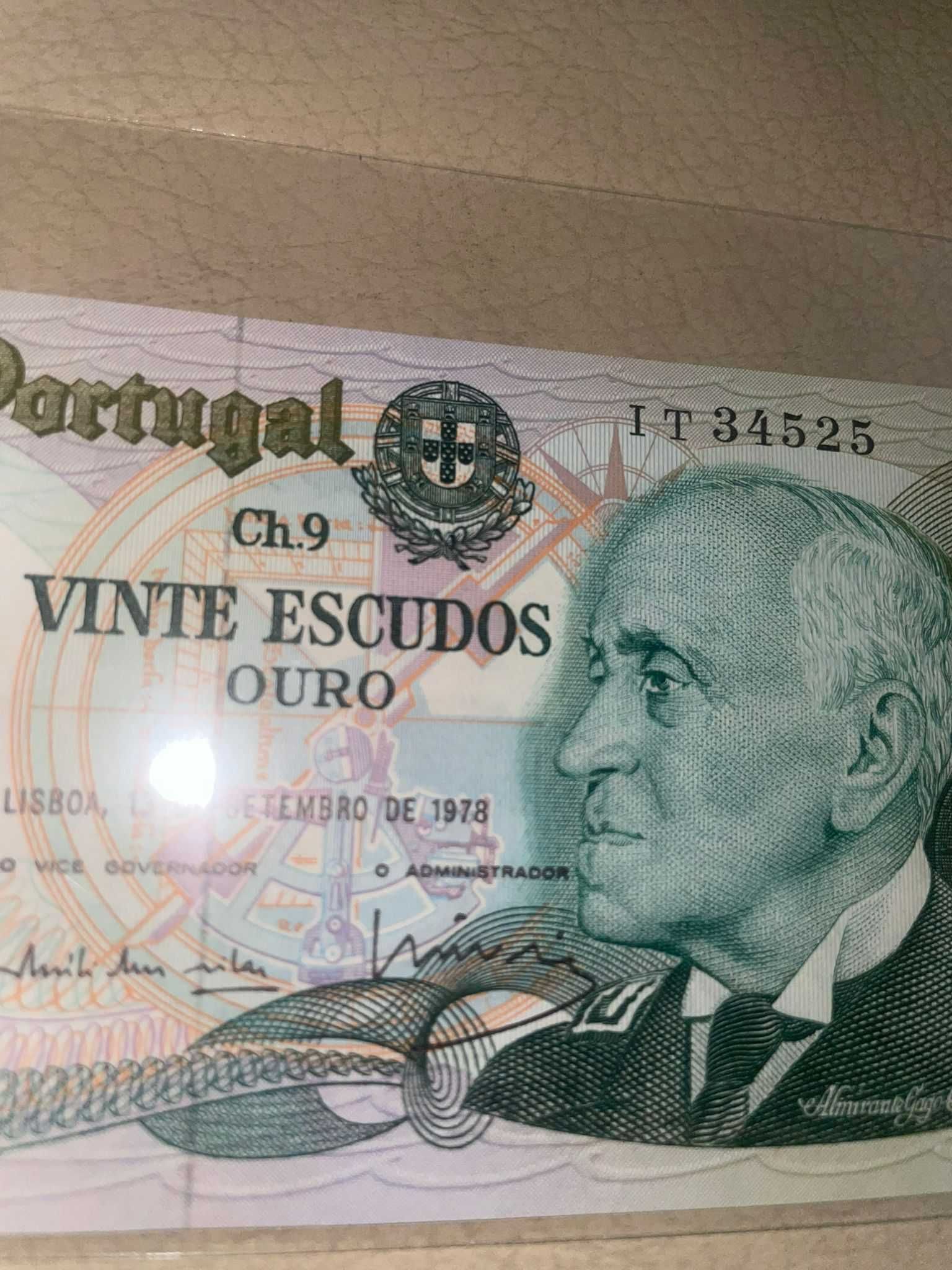 Conjuntos de 8 notas portuguesas "NAO CIRCULADAS"