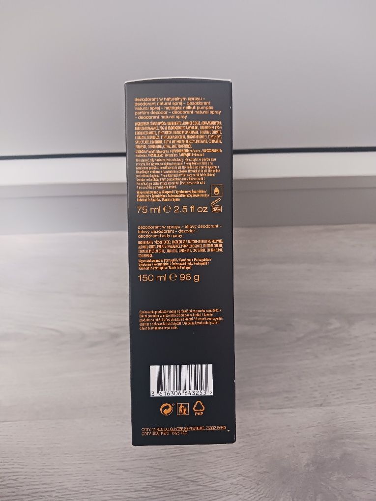 Zestaw perfum David Beckham / perfumy 75ml + dezodorant 150ml / Bold