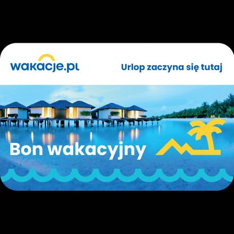 WAKACJE.PL | Karta podarunkowa o wartości 700 zł (kupon voucher bon)