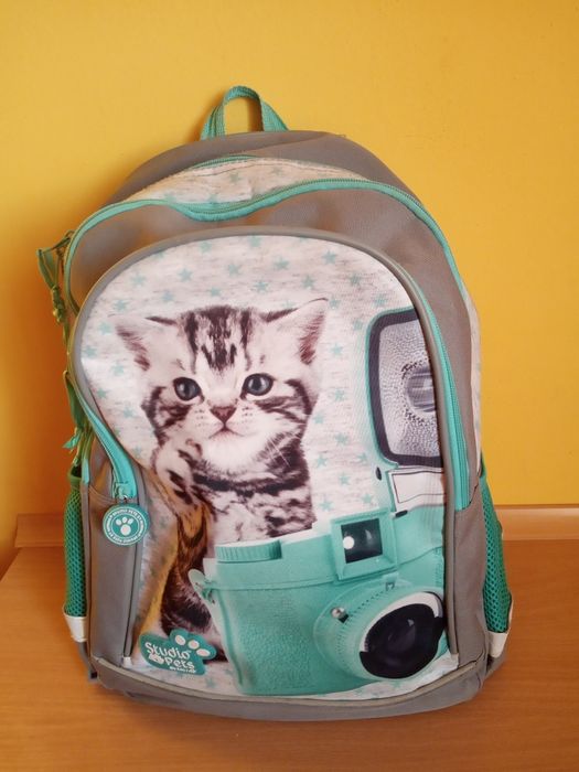 Plecak szkolny kotek