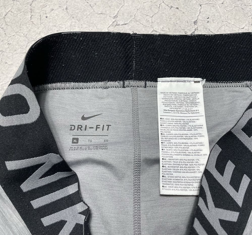 Женские Компресионные Легинсы Nike Dri-Fit Pro Combat Оригинал L-XL