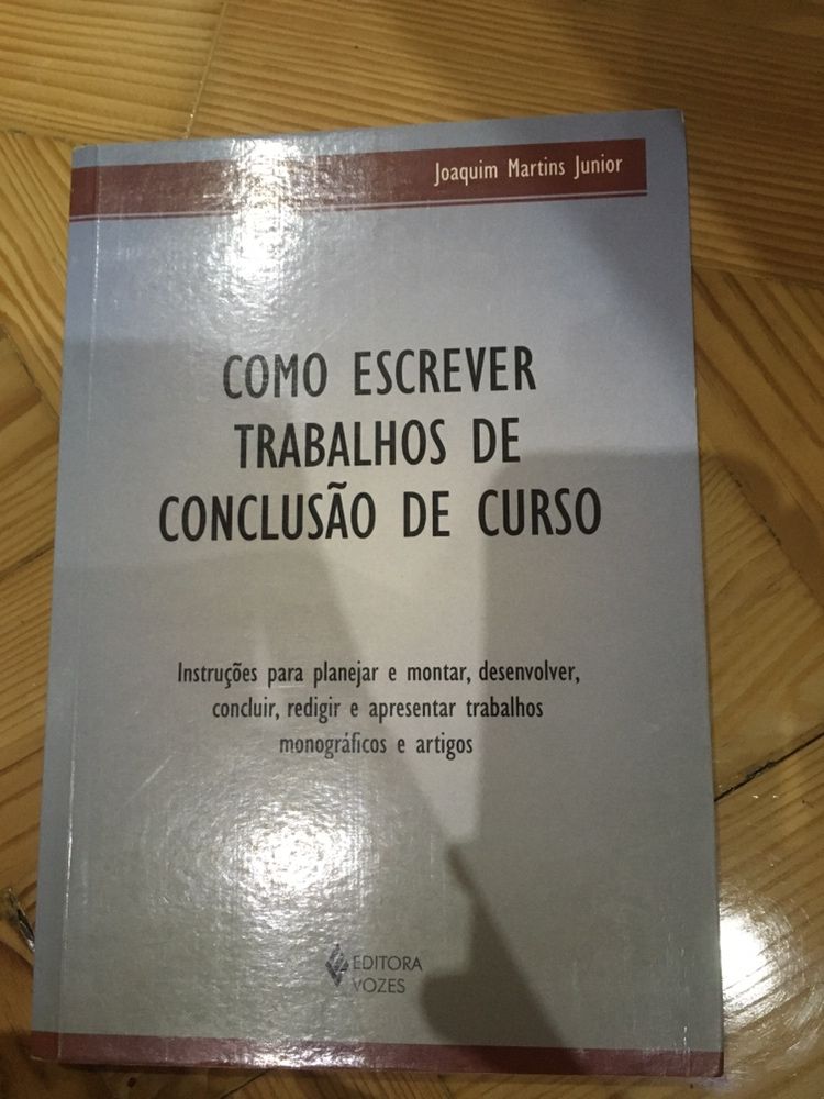 Como escrever trabalhos de conclusao de curso