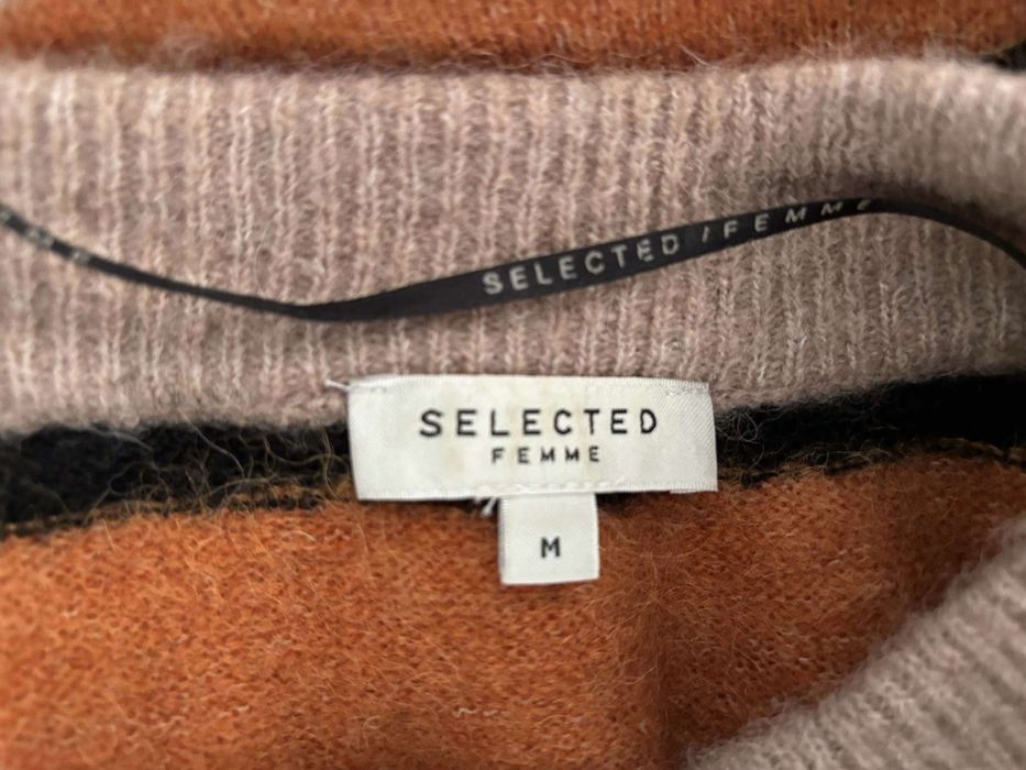 Selected Femme sweter damski 
30%alpaka 
43%wełny 
rozmiar M 
kolor:po